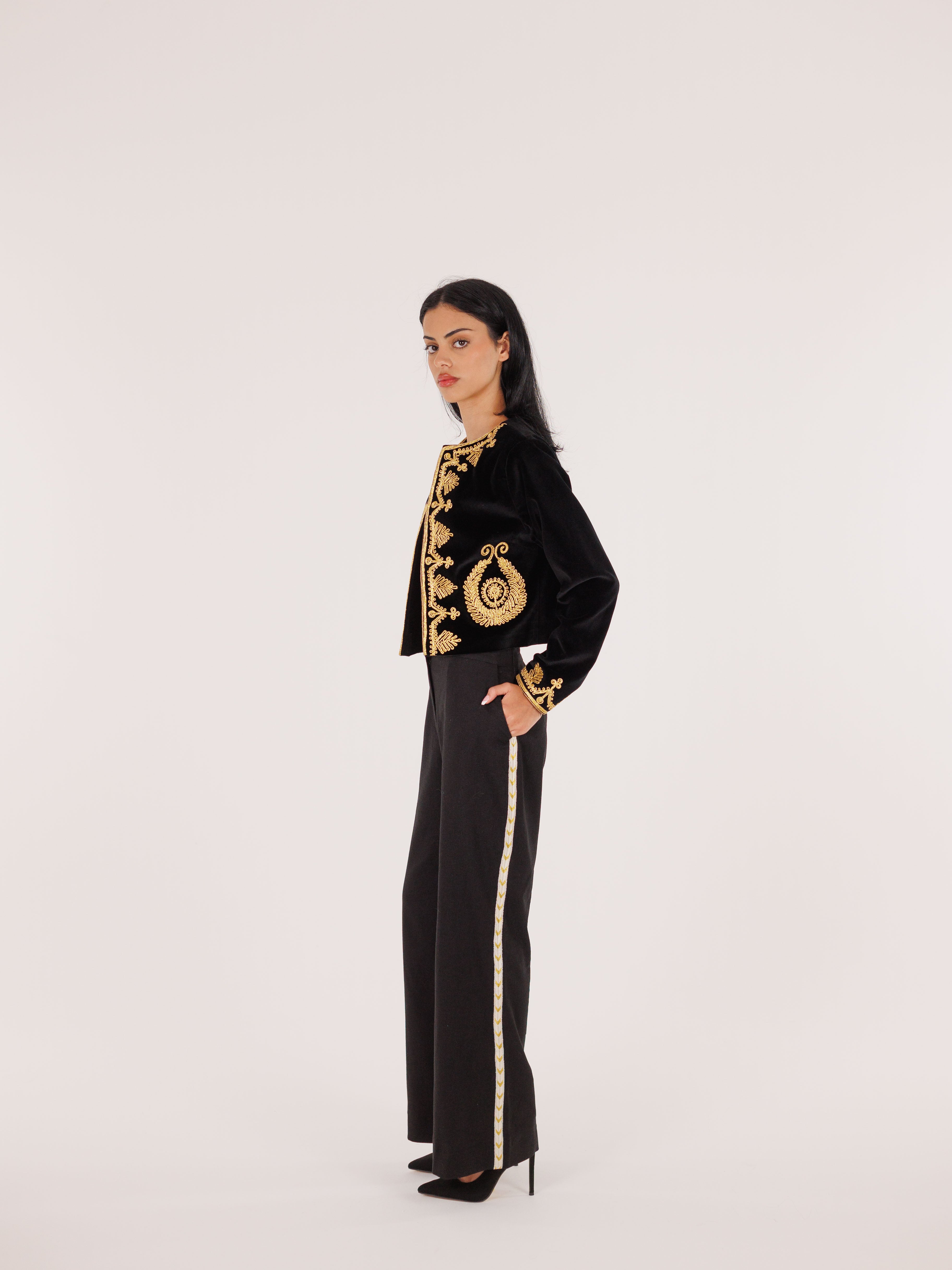 Manajeel Trousers - Black