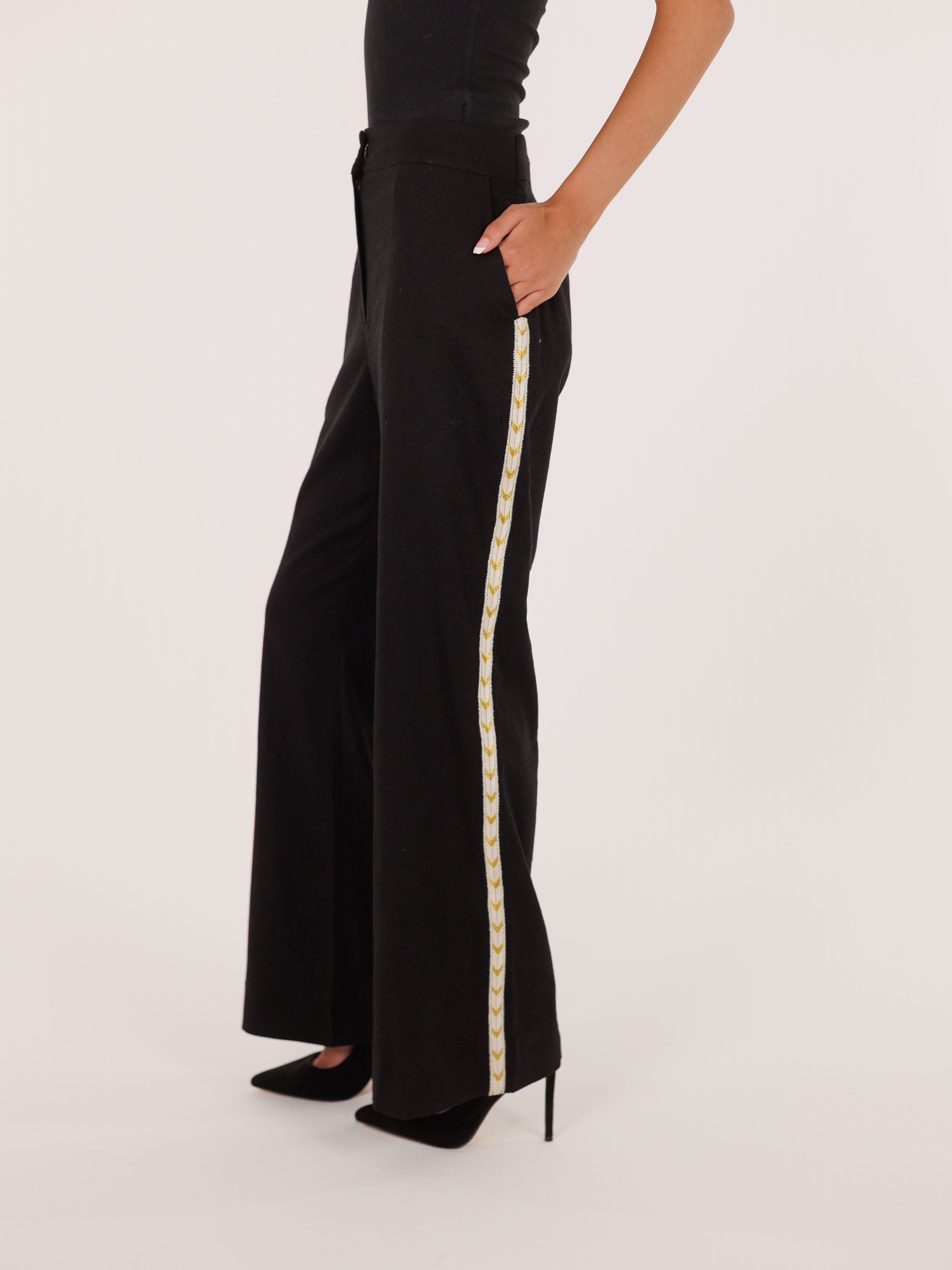 Manajeel Trousers - Black