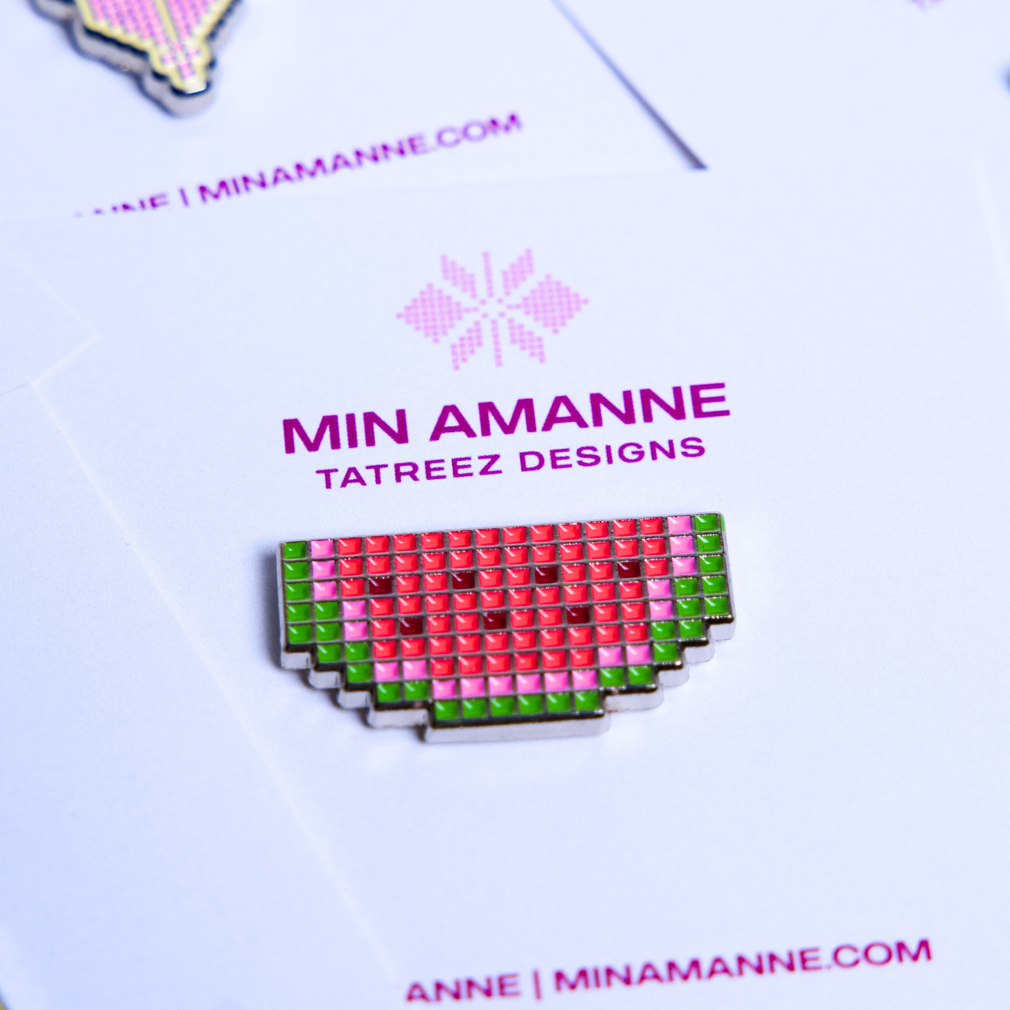Pink Batikh/Watermelon Needle Minder