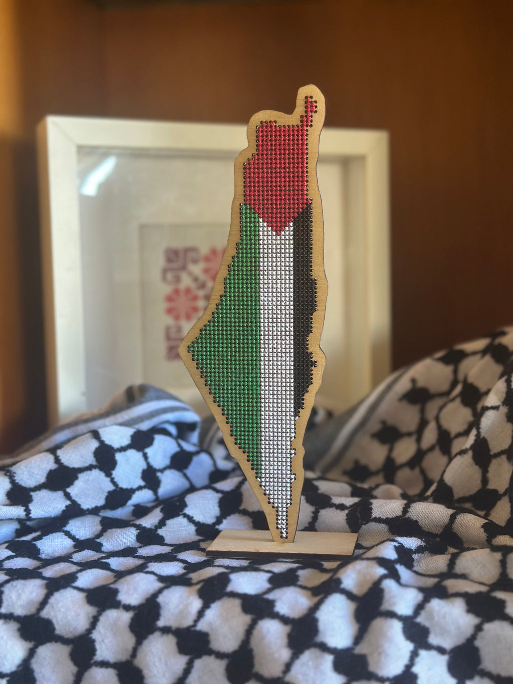 stitchable tatreez palestine map
